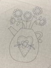 Stitchery Panel Birdhouse Bunting - DV3287