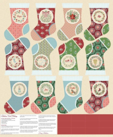 Christmas Wish Panel Kerstsokken - DV7625