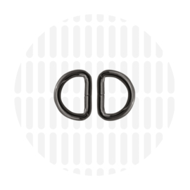 Zipper zoo D-ring 15 mm