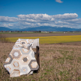 Quiltpatroon - HoneyComb Hexagon by Krista Moser