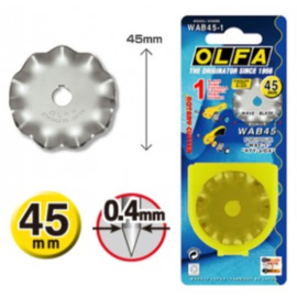 Olfa Wave blade -  45 mm