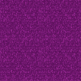 Scrawl Quilty Words Purple - 1214P