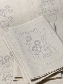 Stitchery Panel Birdhouse Bunting - DV3287