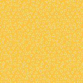 Elephant Joy Floating Triangles Dark Yellow - 10338/35