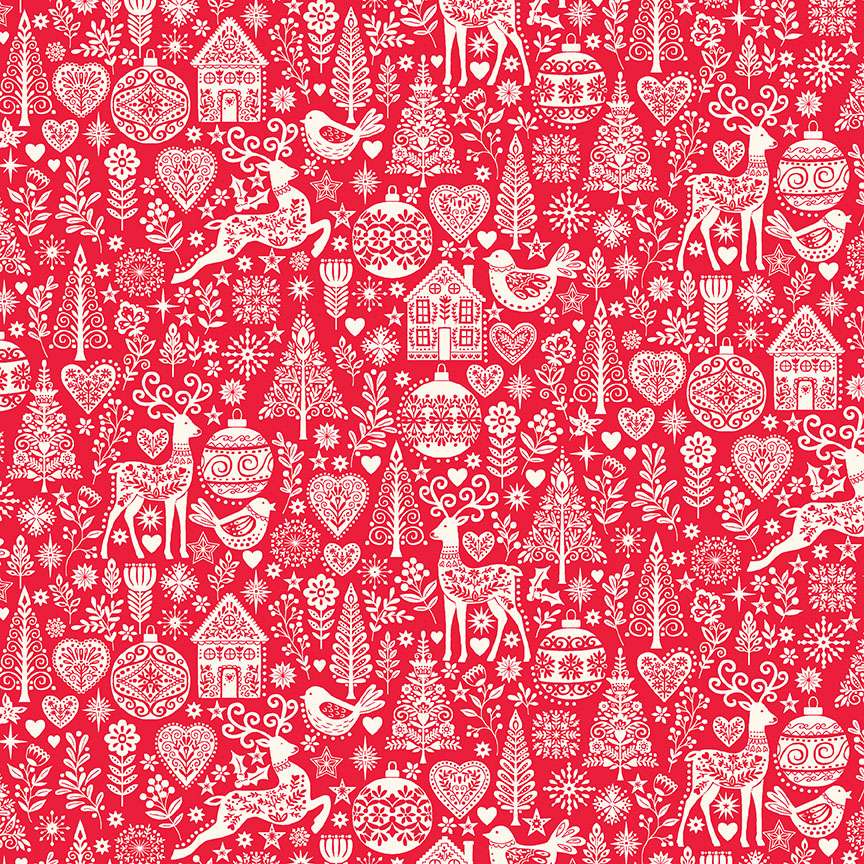 Scandi Christmas Red - 112R