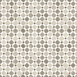 Botanical Sketchbook Star Grid Cream Taupe - 115021/007