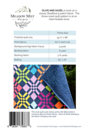 Quiltpatroon - Olive and Hazel