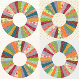 Quiltpatroon - 70 & Sunny / Sunny Rays (QSR patroon)
