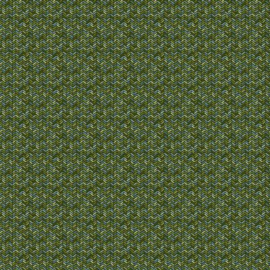 Autumn Days Herringbone Green  - 2598G