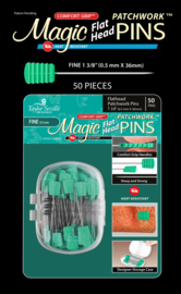Magic Pins Patchwork (spelden) Flathead -  Fine (50 stuks)