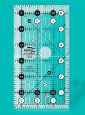 Creative Grids Quilt ruler  3,5 x 6,5 inch  - CGR36