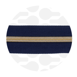 Zipper zoo - Rits Lazulli blue / donkerblauw