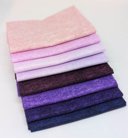 Cotton Shot Purple & Pink - 8 Fat Quarters