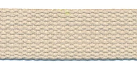 Tassenband 38 mm  cotton look - creme