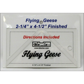 Bloc-Loc liniaal - Flying Geese 2,25 x 4,5 inch