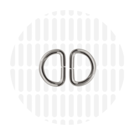 Zipper zoo D-ring 15 mm