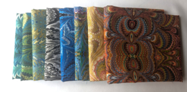 8 Fat Quarters - Marbles