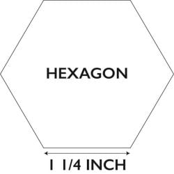 Hexagon 1¼ inch