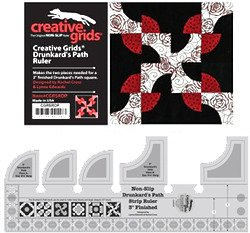 Creative Grids Drunkards Path Strip Ruler