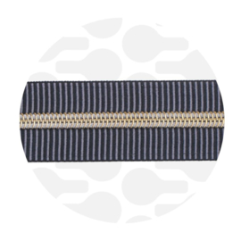 Zipper zoo - Rits streep Graphite
