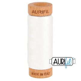 Aurifil Garen 80 WT - 2021 Natural White