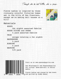 Mini Quiltpatroon - Fierce Ladies