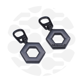 Zipper zoo -  Snap On Pull Hexagon