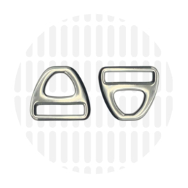 Zipper zoo Triangle D-ring 25 mm