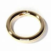 Goud O-ring met scharnier - 25 mm