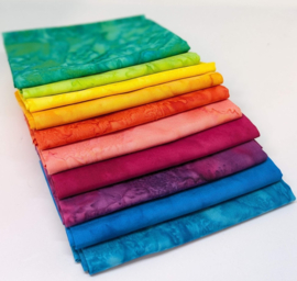 Be Colourful Batik  - 10 Fat Quarters