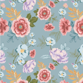 Nature Sings Rose Garden Blue - NS24122