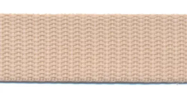 Tassenband 25 mm beige