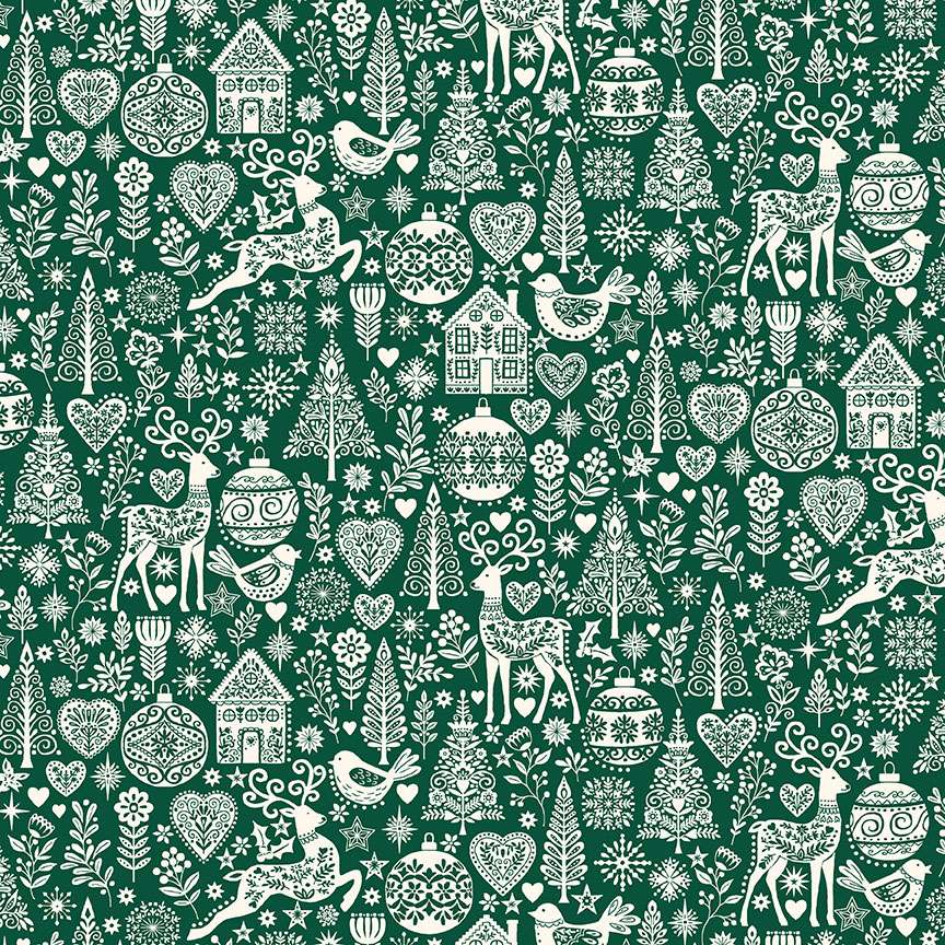 Scandi Christmas Green - 112G