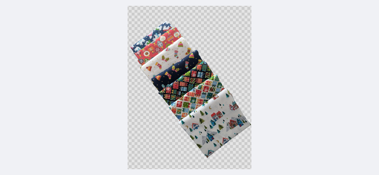 Fat Quarter Bundel - Santa Express