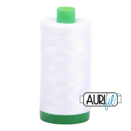 Aurifil Garen 40 WT - 2024 White
