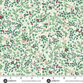 Country Christmas Evergreen Cream - 234Q