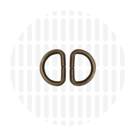 Zipper zoo D-ring 15 mm