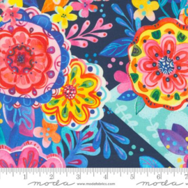 Flower Patches Midnight - 21821/13