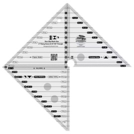 Creative Grids Quilt ruler 6" Flying Geese & 45/90 gr Triangle