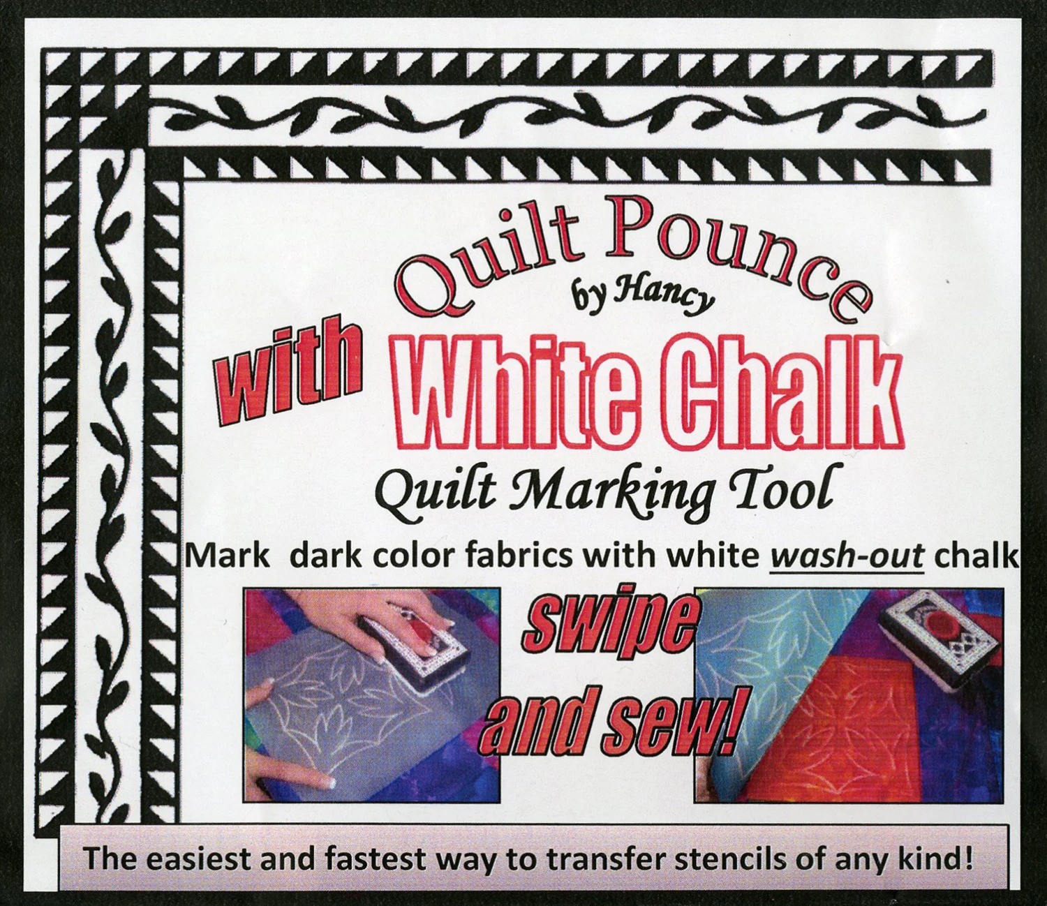 Quilt Pounce Pad - White
