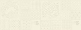 Sashiko Panel Neutral - DV4050