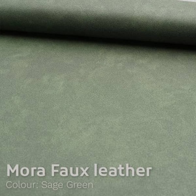 Mora Faux Leather - Sage Green
