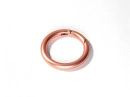 Koper/Rosegoud O-ring met scharnier