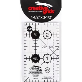 Creative Grids Quilt ruler 1½  x 2½ inch