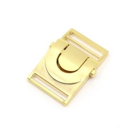 Goud klikgesp 25 mm