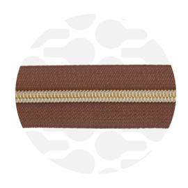 Zipper zoo - Rits hazelnut