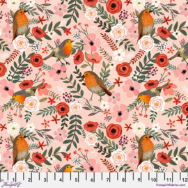 Bird Garden Lovely Robins Pink - PWMC060PINK