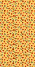 Harvest Gathering Daisy Field Amber - 5408/29