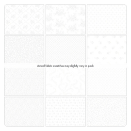 Jelly Roll Benartex  - Classic Keepsakes White