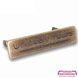 Zipper Zoo Bag Label - Uniquely Yours